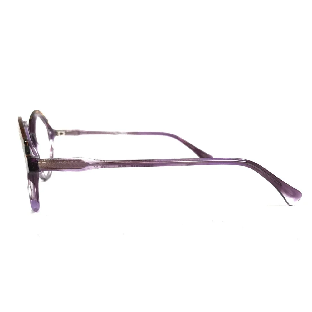 BOZ Eyeglasses Frames ILDA 7092 Purple Brown Amber Cat Eye 53-17-135